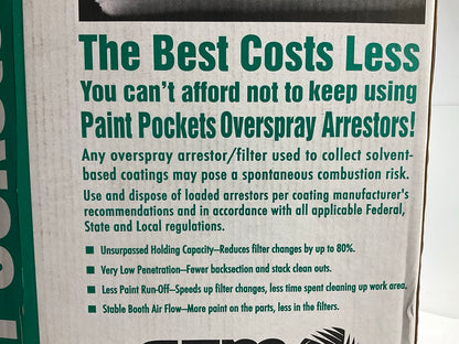 CFM GLOBAL PKG2020 Green Paint Pocket Arrestors 20'' X 1'' X 20'', 40-Pack