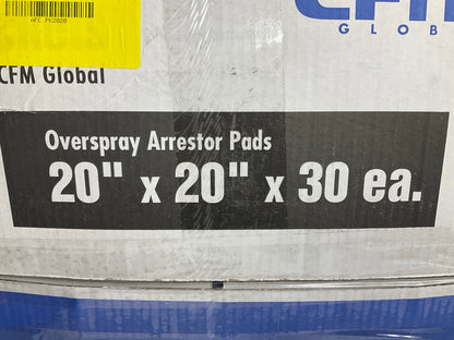 CFM Global PPW2020-30 20''x20'' Paint Pocket Arrestor Pads (30 / Pack)