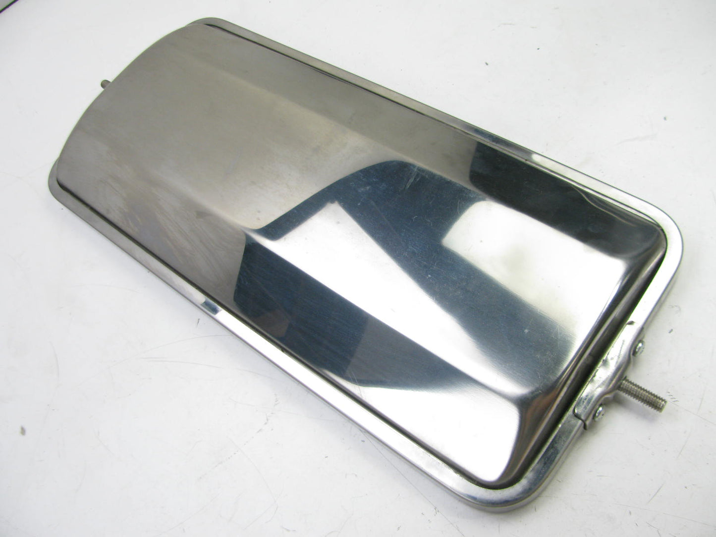 Cham-cal 20351-850 Stainless West Coast Mirror, 7'' X 16'' W/ 7'' X 5'' Convex Spot