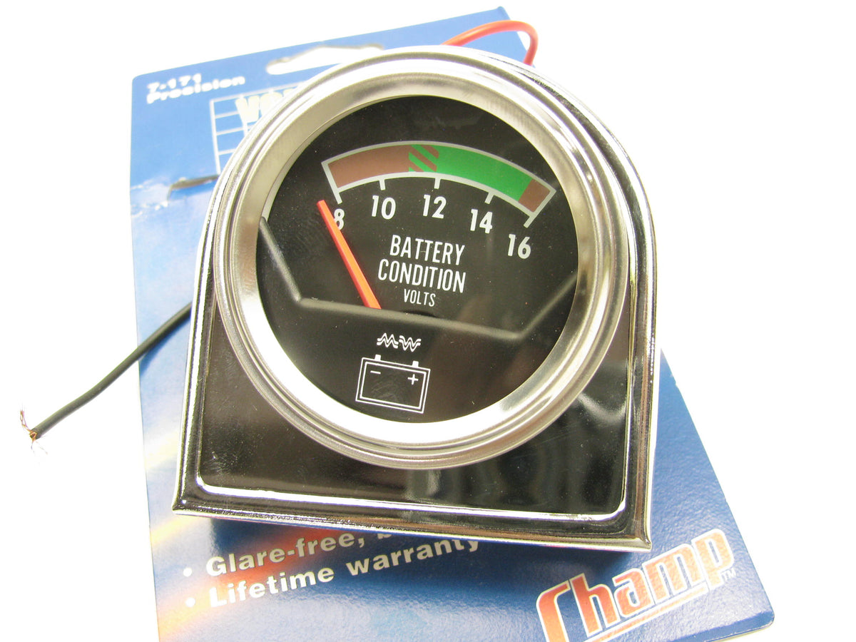 Champ 7-171 - 2'' Diameter Battery Volt Meter Gauge