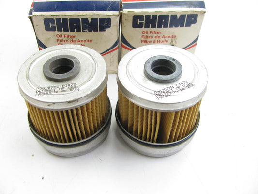 (2) Champ P1072 Oil Filter Replaces CH3970 51630 L10085 LF396 LF3534 85630