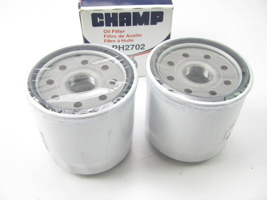 (2) Champ PH2702 Oil Filter Replaces 51378 L24484 PH903 LF462 B1422 PF1240