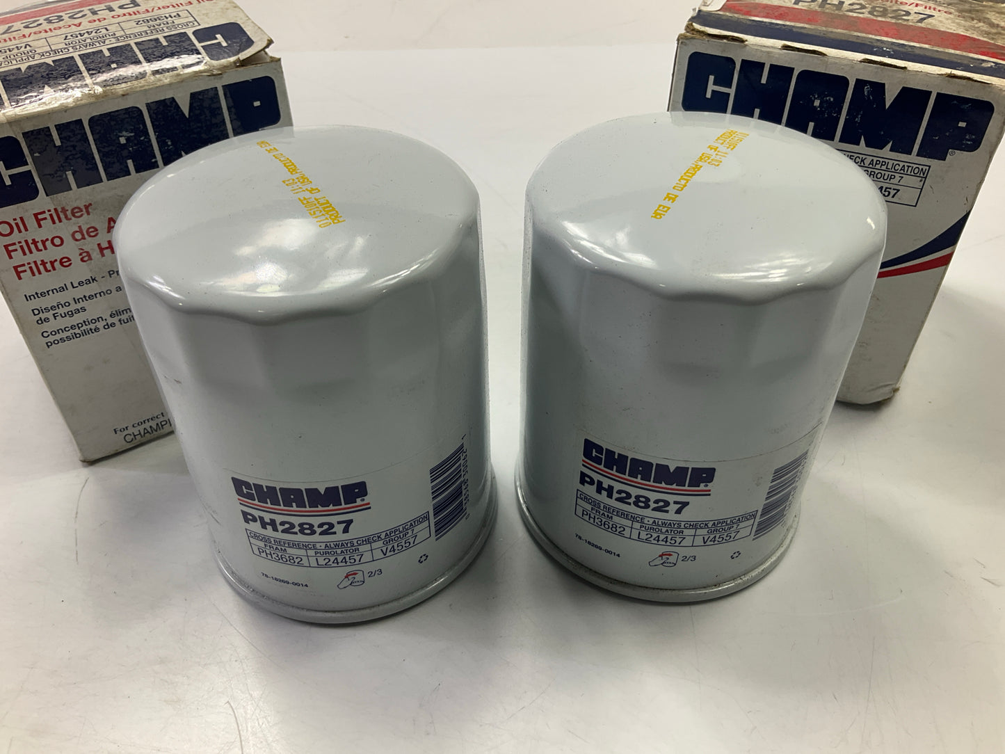 (2) Champ PH2827 Engine Oil Filter