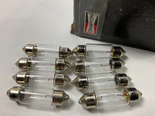 (8) Champion 11005 Minature Light Bulbs - SV8.5 13V 5 Watt