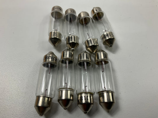 (8) Champion 11005 Minature Light Bulbs - SV8.5 13V 5 Watt