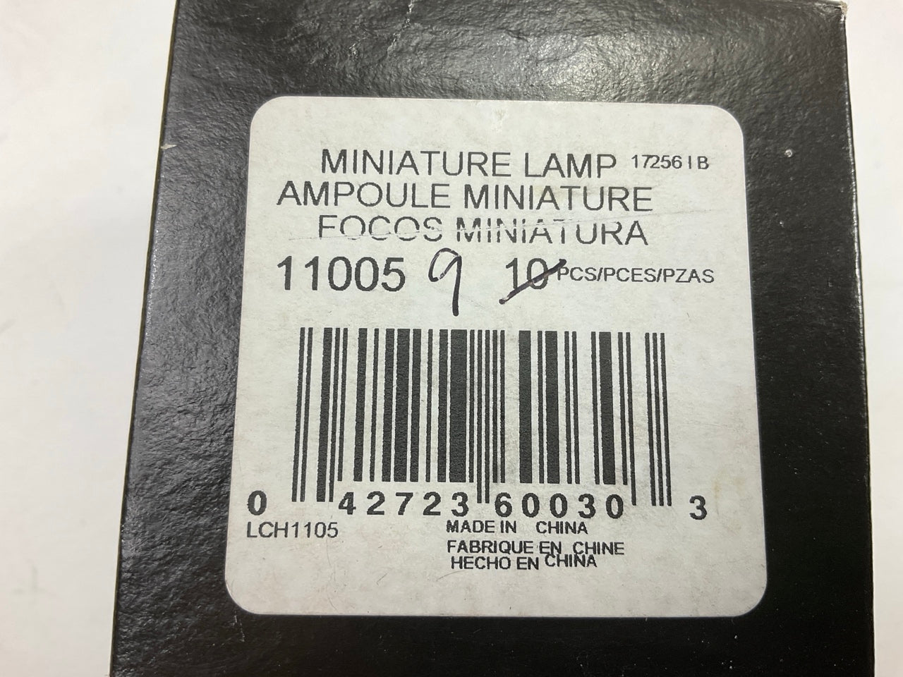 (9) Champion 11005 Minature Light Bulbs - SV8.5 13V 5 Watt