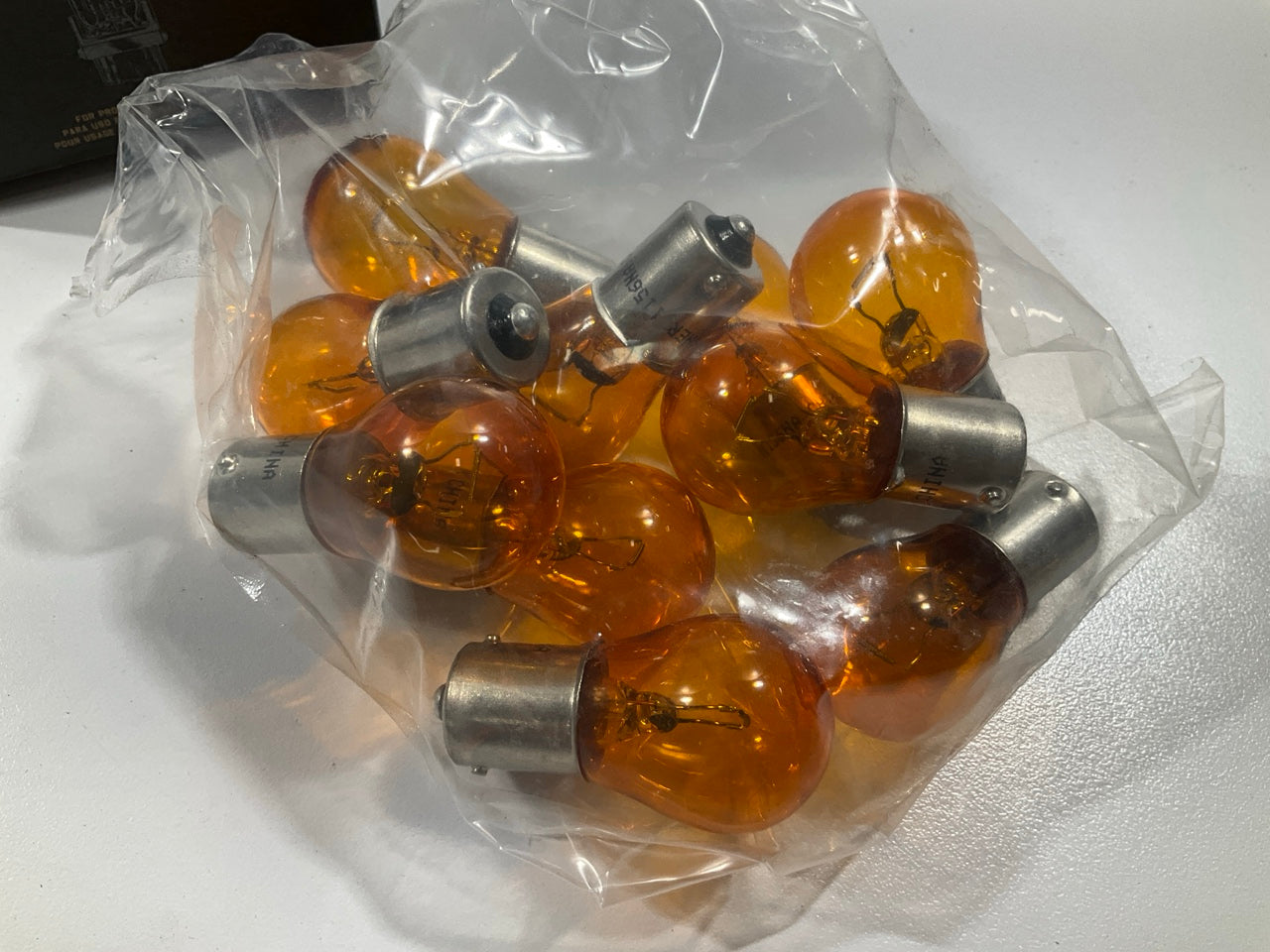 (10) Champion 1156NA Amber Bulb Turn Signal Parking Lamp Light Bulbs