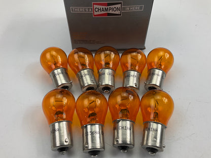 (9) Champion 1156NA Amber Bulb Turn Signal Parking Lamp Light Bulbs