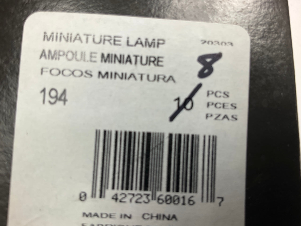 (8) Champion # 194 Miniature Light Bulbs