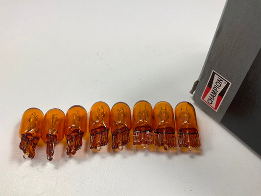 (8) Champion 194NA Multi-Purpose Miniature Light Bulbs, Amber # 194