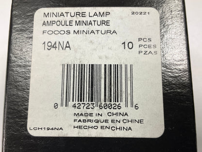 (8) Champion 194NA Multi-Purpose Miniature Light Bulbs, Amber # 194