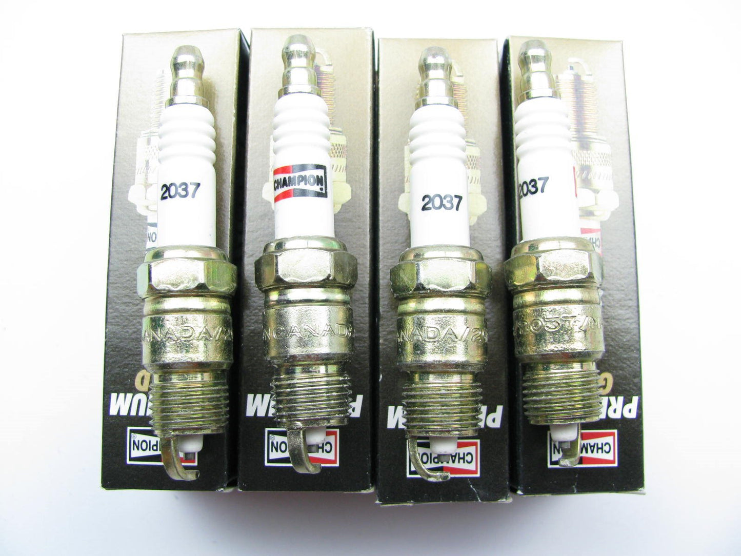 (4) Champion 2037 Spark Plugs