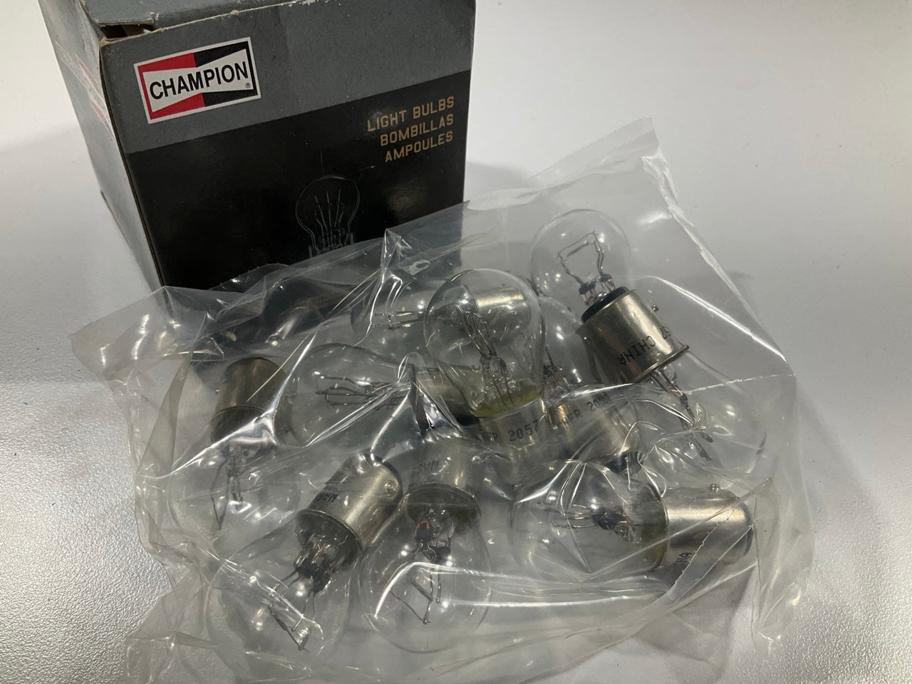PACK OF 10 - Champion # 2057 Miniature Lights Bulbs (Made By Wagner)