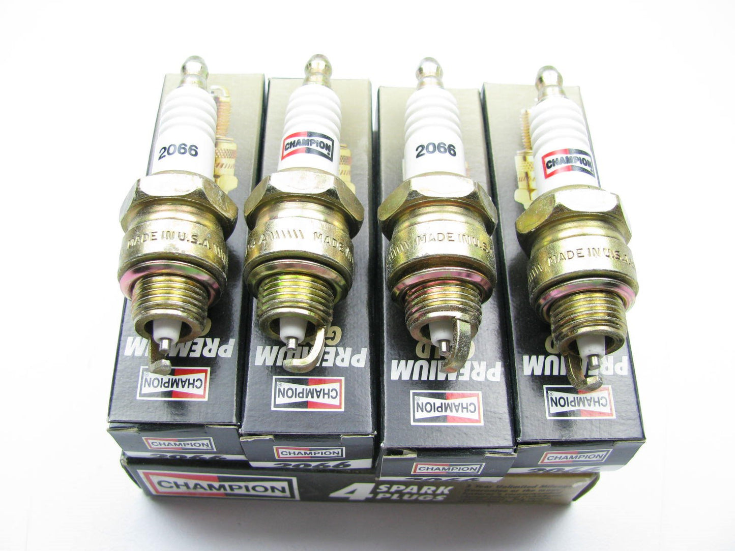 (4) Champion 2066 Spark Plugs