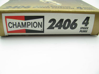 (4) Champion 2406 Spark Plugs