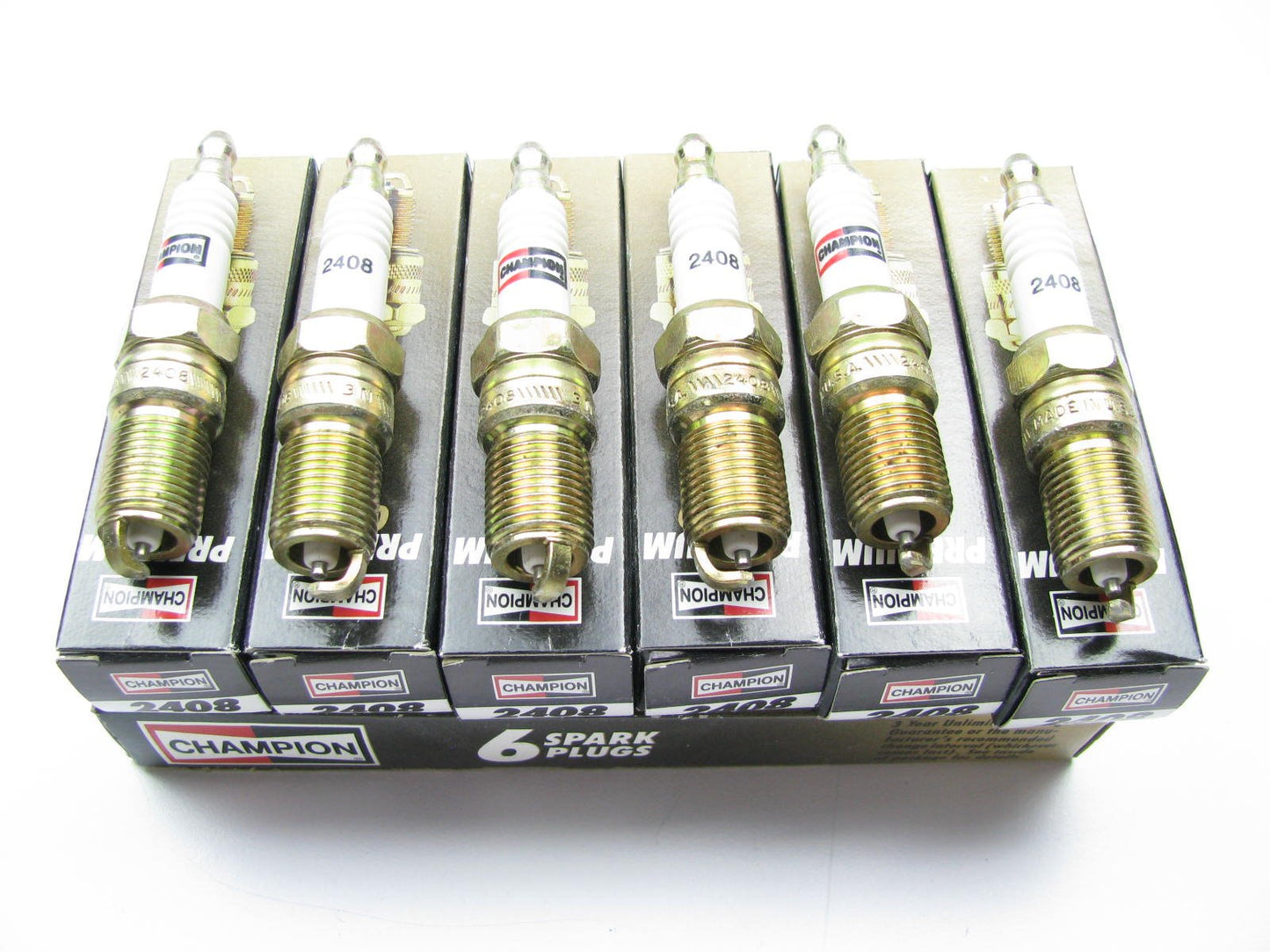 (6) Champion 2408 Spark Plugs