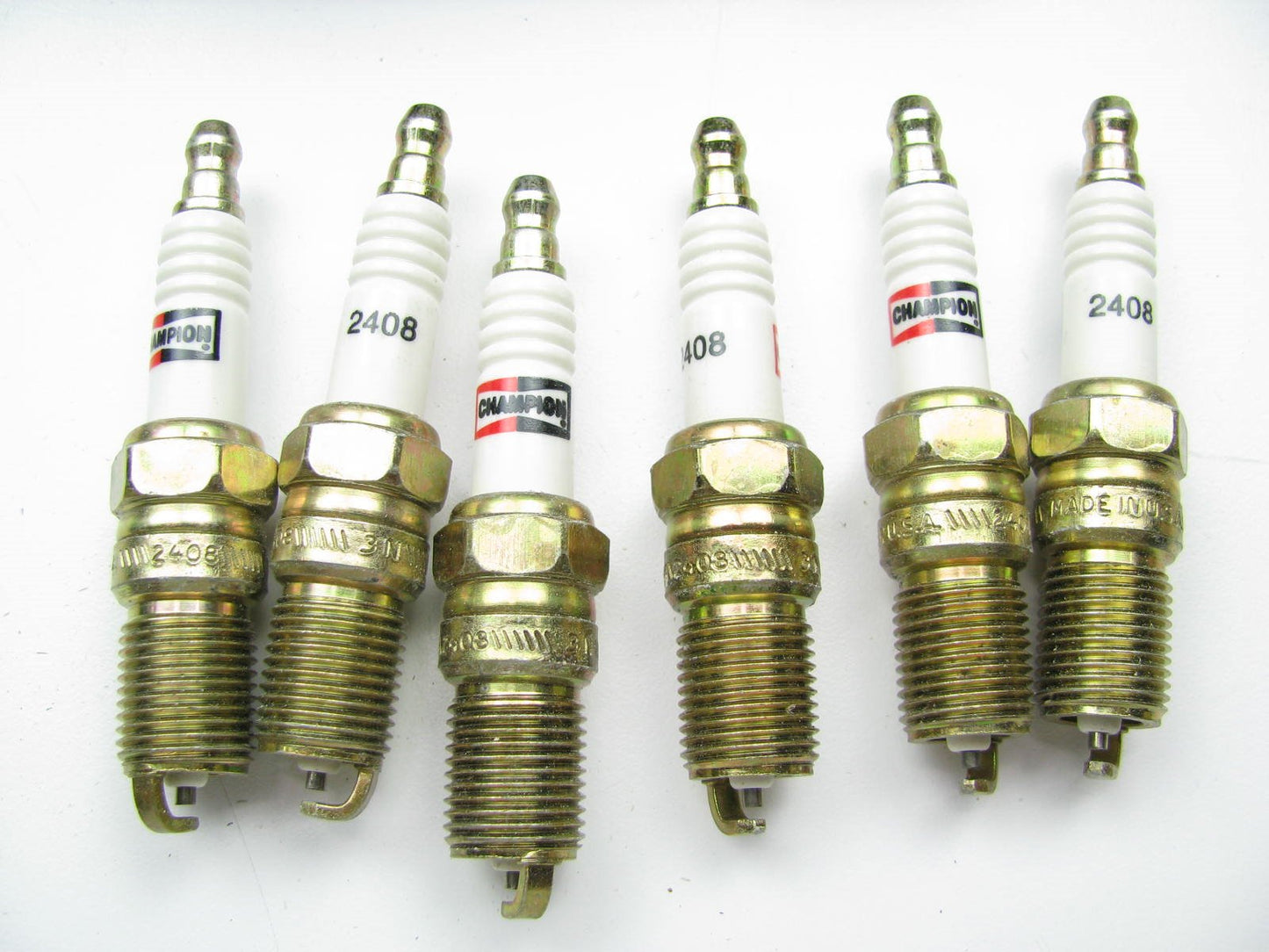 (6) Champion 2408 Spark Plugs