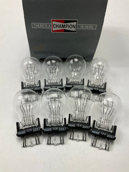(8) Champion 3057 Tail Light Lamp Bulb, Made By Wagner