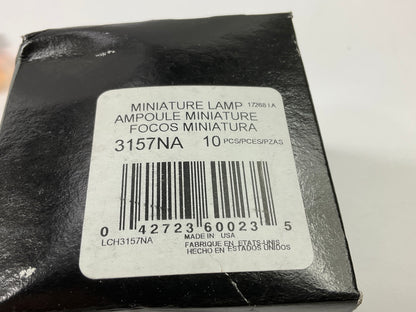 (9) Champion 3157NA Turn Signal Amber Light Lamp Bulb