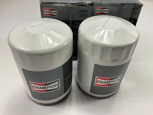 (2) Champion 41060T Engine Oil Filters