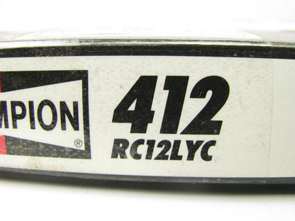 (4) Champion 412 Copper Plus Spark Plug - RC12LYC