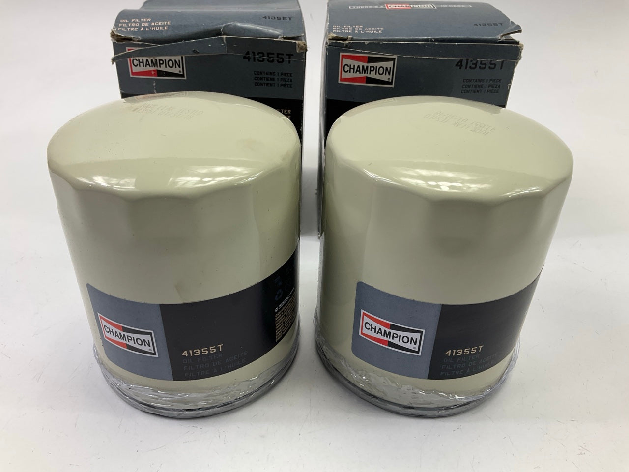 (2) Champion 41355T Engine Oil Filter