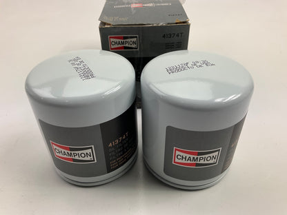 (2) Champion 41374T Oil Filters