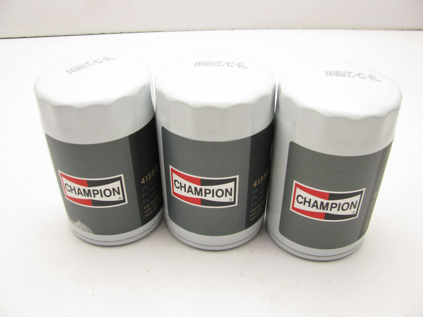 (3) Champion 41393T Engine Oil Filters