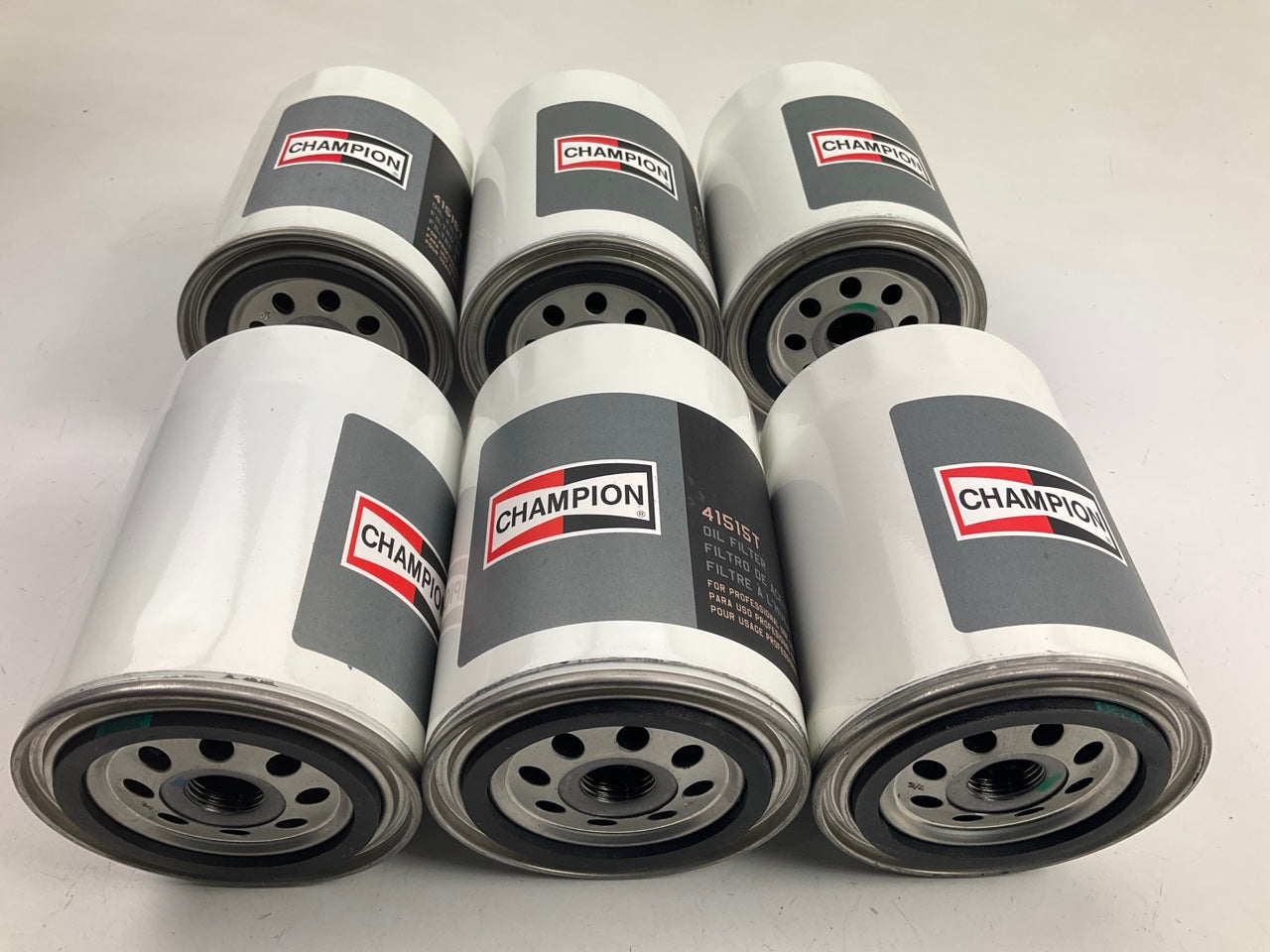 (6) Champion 41515T Engine Oil Filters