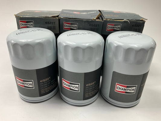 (3) Champion 41522T Engine Oil Filter