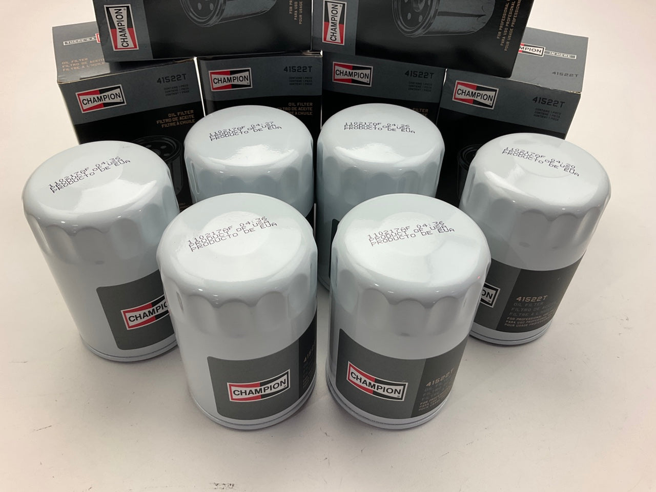 (6) Champion 41522T Engine Oil Filter – Spark Surplus Auto Parts