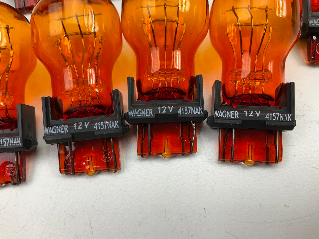 (9) Champion 4157NALL Amber Turn Signal Light Lamp Bulb, 4157