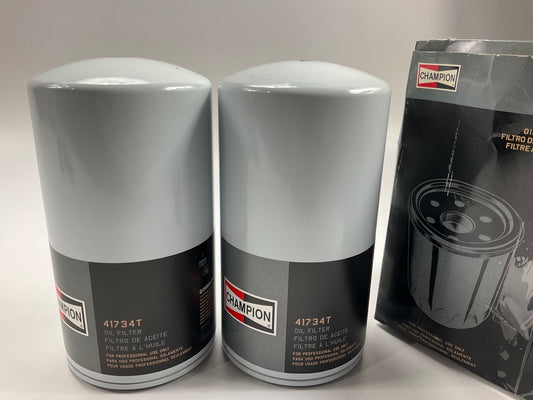 (2) Champion 41734T Engine Oil Filter