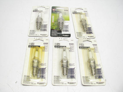 (6) Champion (5322) RN11YC4 'EZ Start' Small Engine Spark Plug