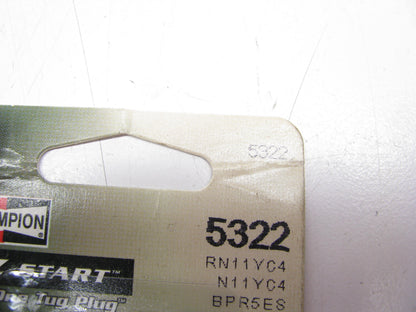 (6) Champion (5322) RN11YC4 'EZ Start' Small Engine Spark Plug