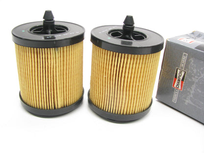 (x2) Champion 55082T Cartridge Oil Filter For Various 07-17 GM Saturn 2.2L 2.4L