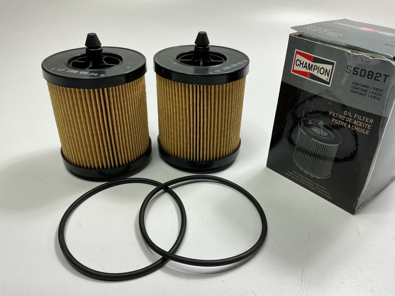 (2) Champion 55082T Cartridge Oil Filter For Various 07-17 GM Saturn 2.2L 2.4L