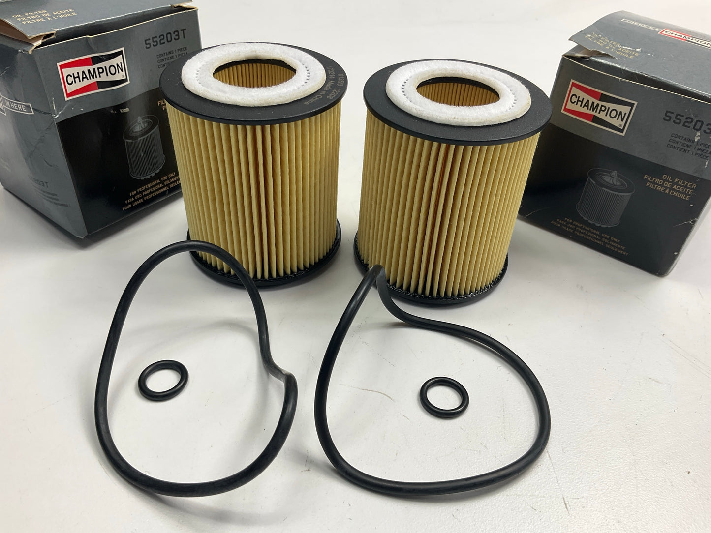 (2) Champion 55203T Cartridge Engine Oil Filters