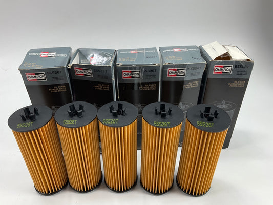 (5) Champion 55526T Engine Oil Filter