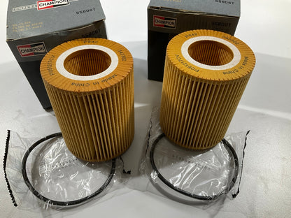 (2) Champion 55806T Engine Oil Filter