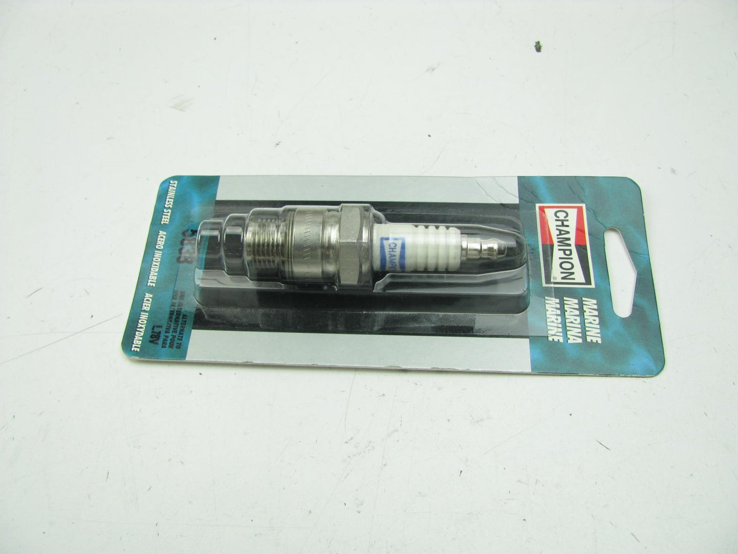 (48 PCS) Champion 5838 STAINLESS STEEL MARINE Spark Plugs L78V 14mm Thread 13/16