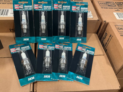 Wholesale Lot Of 4,272 Champion 5838 Stainless Steel Marine Spark Plugs