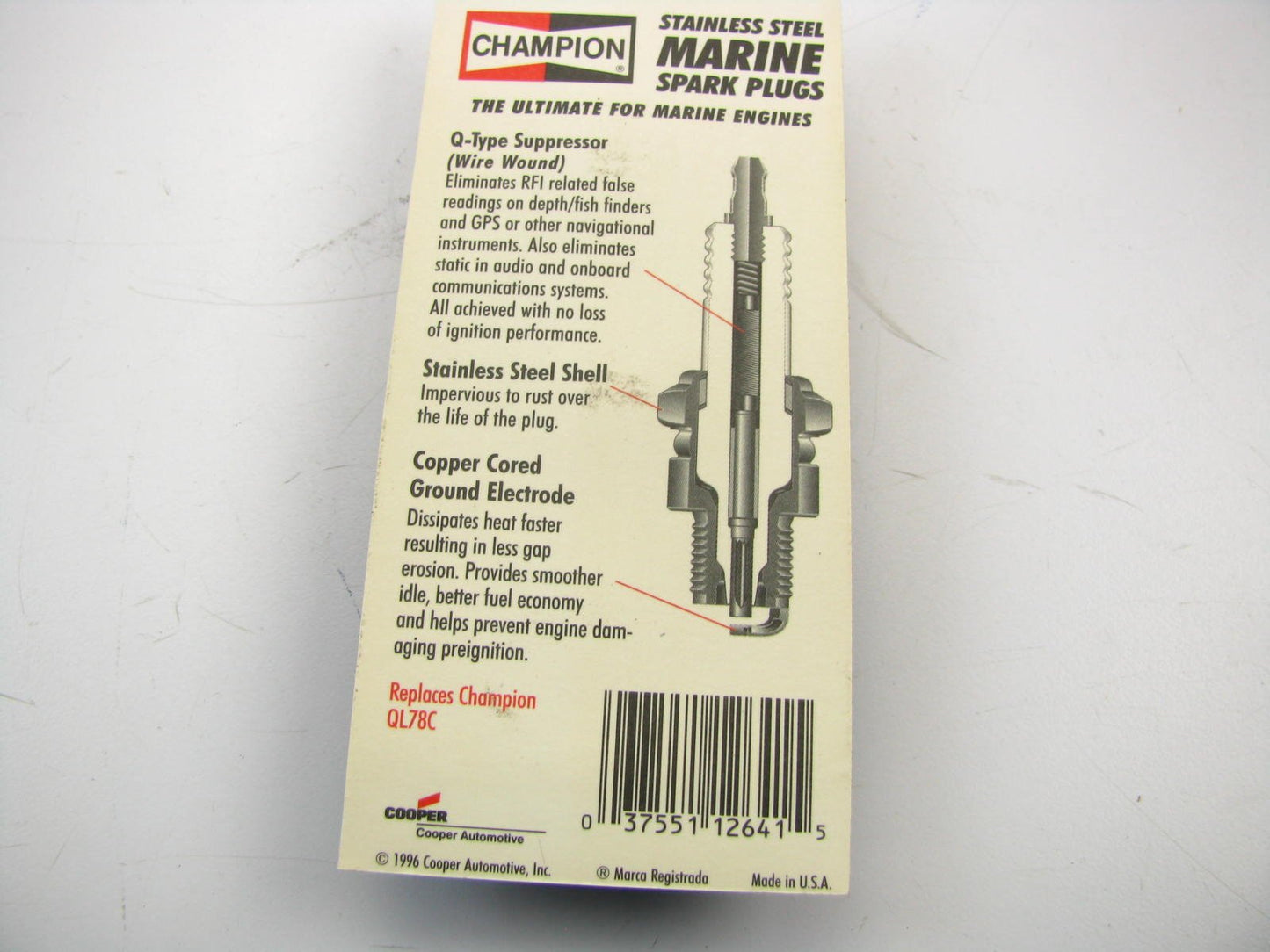 48 Champion 5883 MARINE Spark Plugs Replaces Autolite 2634 4092 XS4092 NGK BR7HS