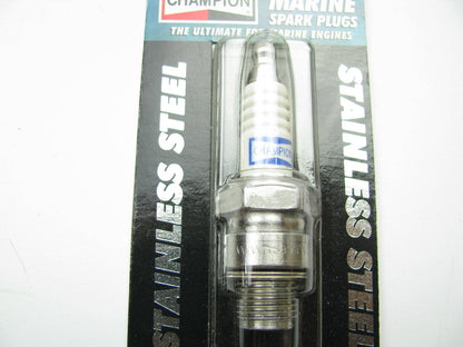 (8) Champion 5898 STAINLESS STEEL Marine Spark Plugs 14mm Threads, 13/16'' Hex