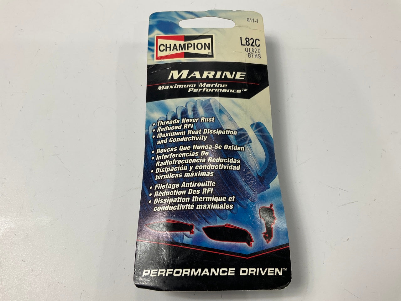 Champion 811-1 MARINE Engine Spark Plug L82C, QL82C, B7HS