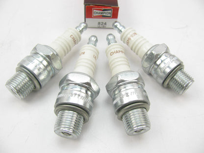 (4) Champion 824 Ignition Spark Plugs - Copper Plus UL18V 2892 SF10