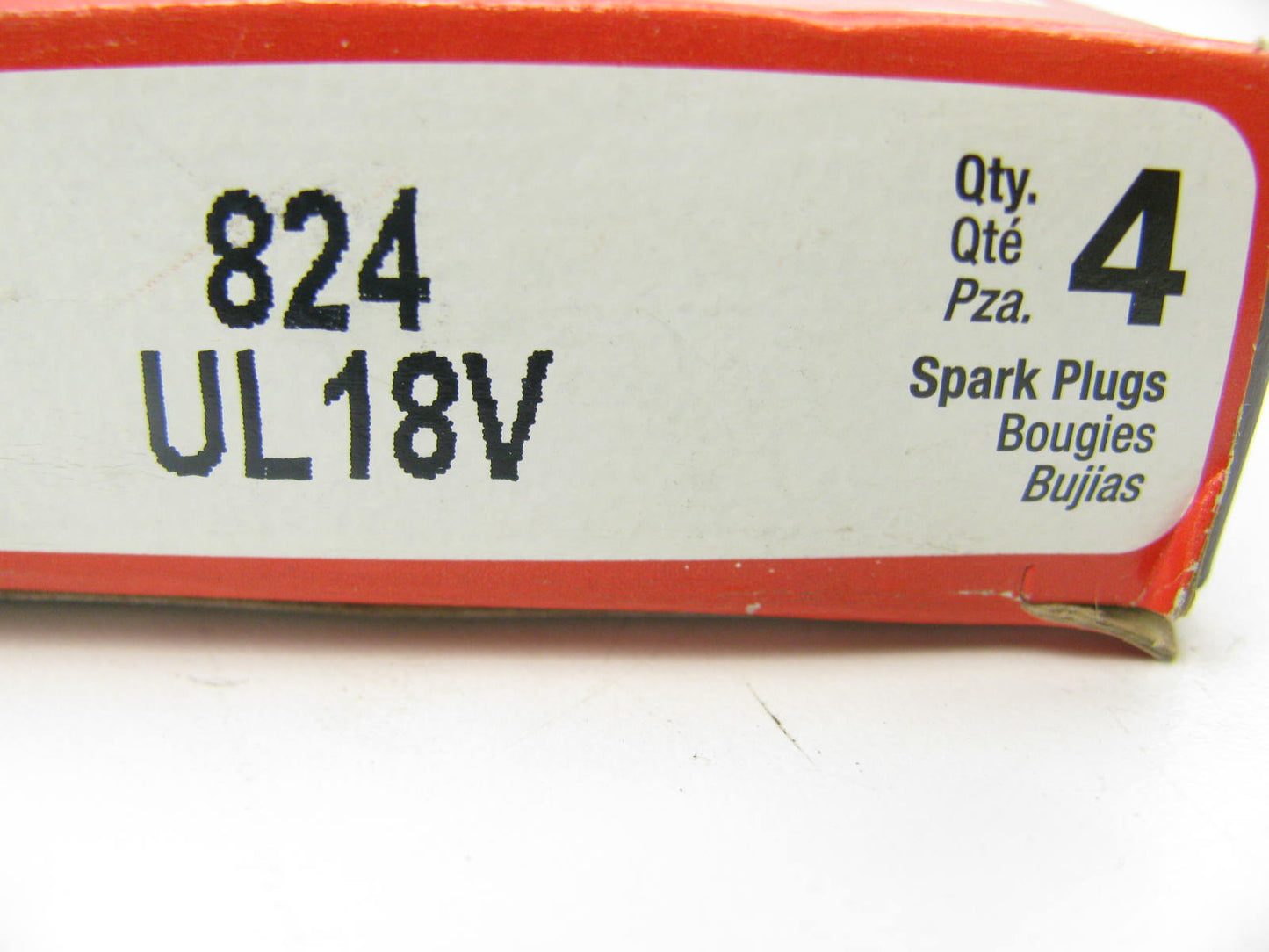 (4) Champion 824 Ignition Spark Plugs - Copper Plus UL18V 2892 SF10