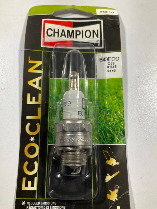 Champion 843ECO Eco-Clean Spark Plug Replaces CJ8 RCJ7Y RCJ8Y J8C