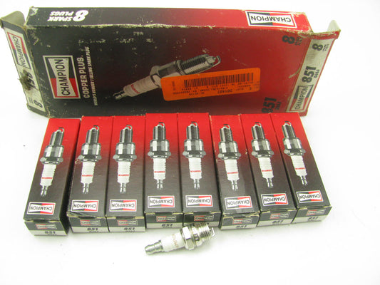 (8) Champion 851 Spark Plugs Replaces DJ16J 2954 XST2954 HS5E T22MU WA22MU AF3NX