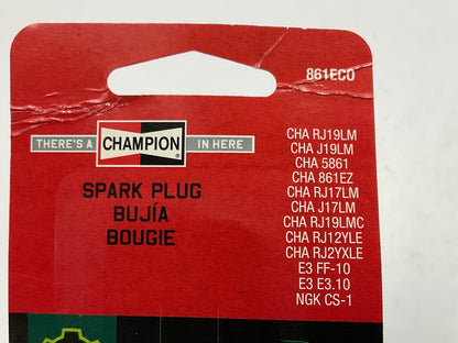 (2) Champion 861ECO Eco-clean Spark Plugs